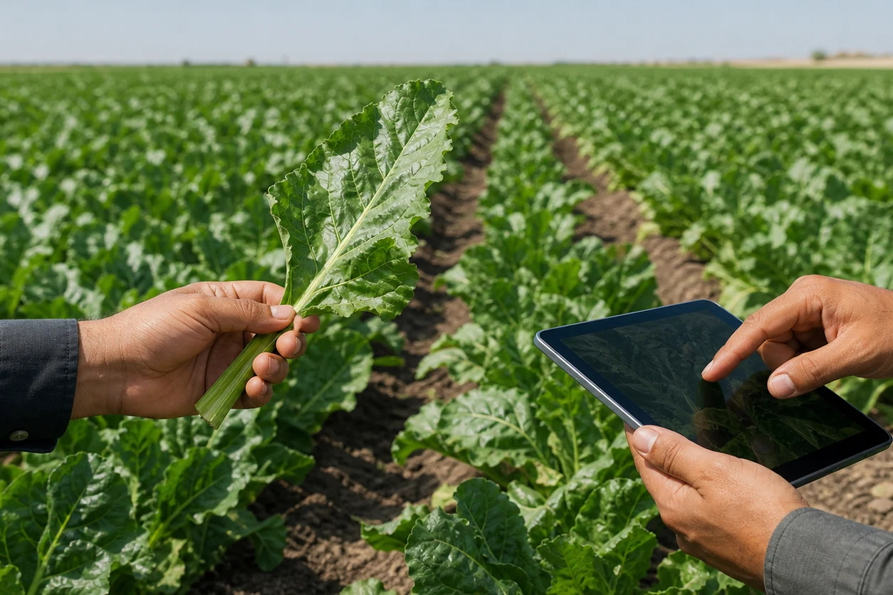 Sugar beet crop